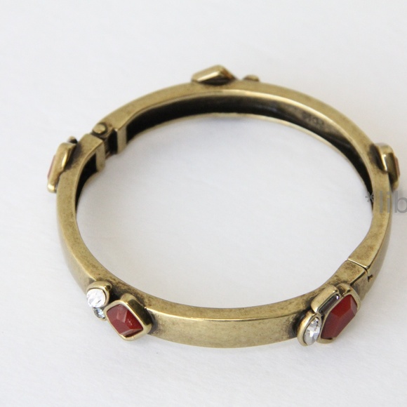 Silpada Mirage Bangle Bracelet Swarovski Crystals - Picture 4 of 6